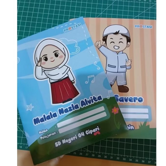 

BUKU TULIS CUSTOM | Bisa Tambah Nama, Logo Sekolah, dan Gambar Sendiri