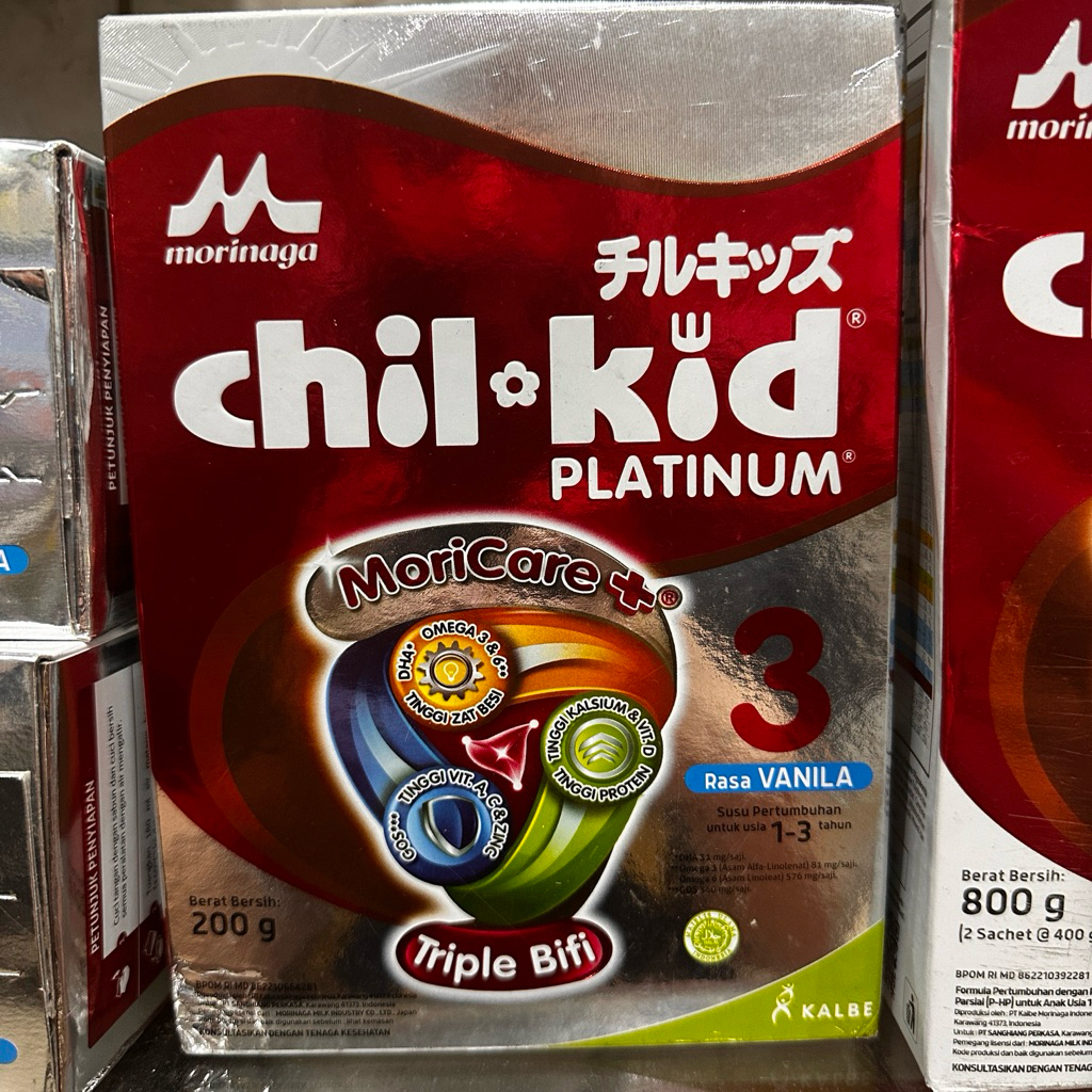 

Morinaga chilschool Platinum 3 Vanila 200gr