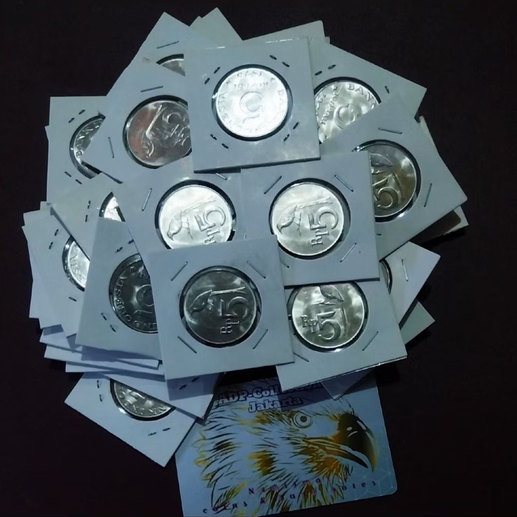 Koin 5 rupiah burung tahun 1970