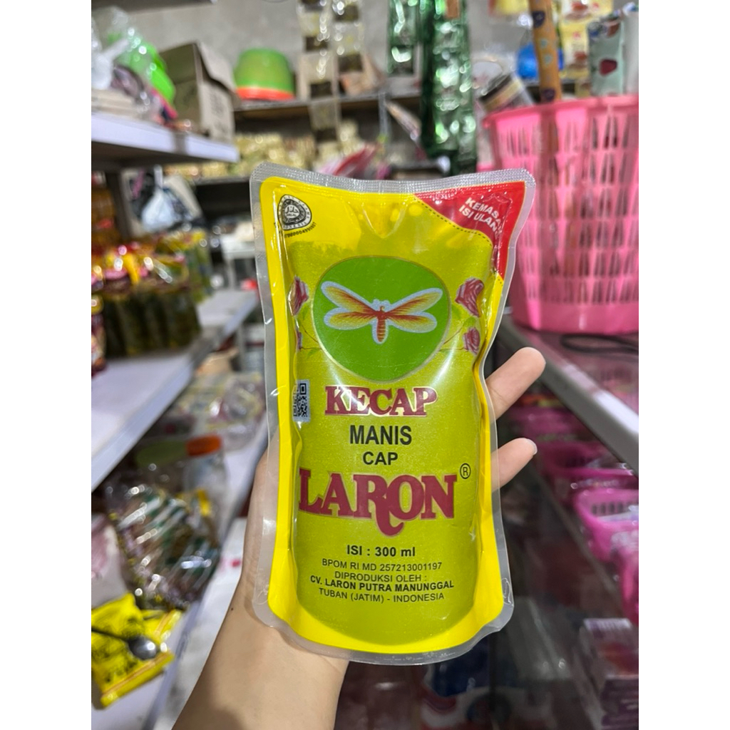 

KECAP MANIS CAP LARON KEMASAN 300 ML KECAP CAP LARON TUBAN