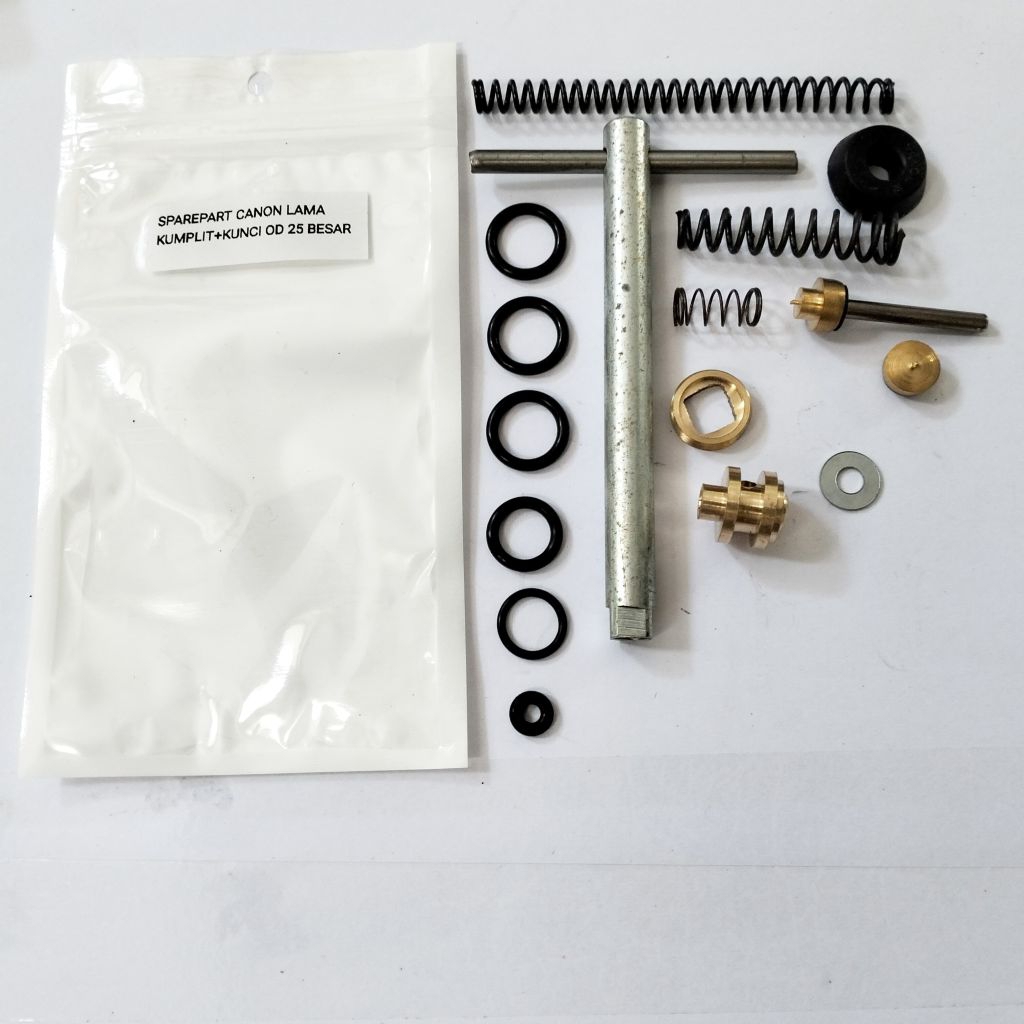 sparepart canon lama kumplit dan eceran peralatan kanon lama od 22 od 25 part pompa angin canon