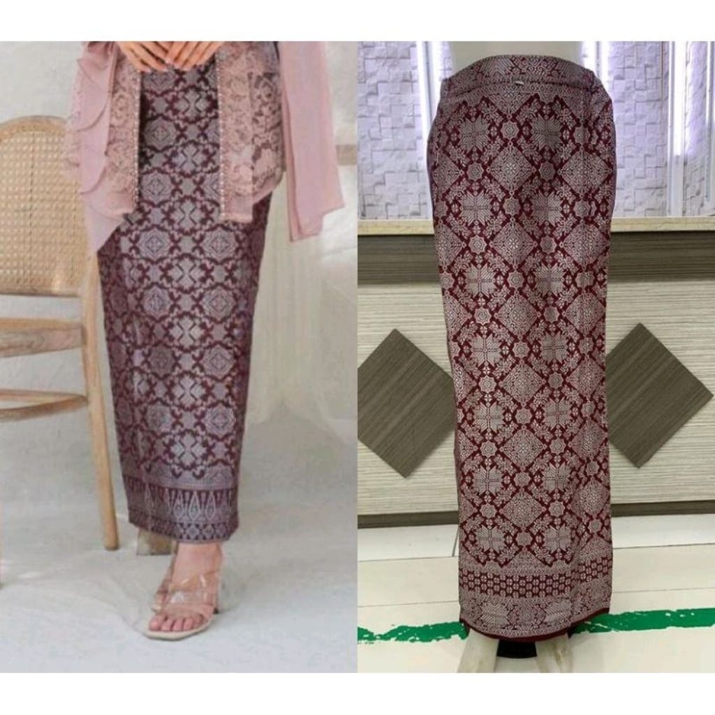 ROK SONGKET SPAN/ROK SONGKET BAWAHAN KEBAYA/ROK SONGKET JADI/ROK SONGKET Kain katun batik