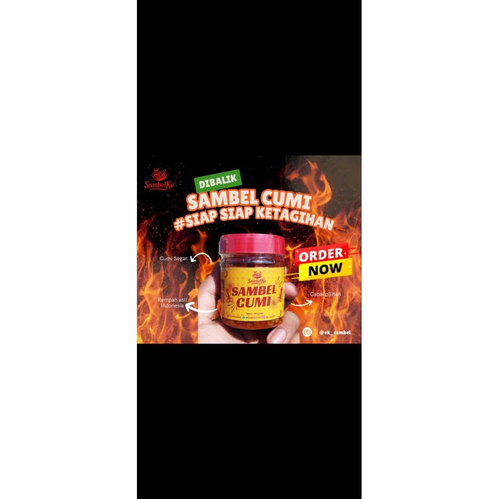 

Sambel Cumi - Sambel - Cumi Segar Rempah Asli Indonesia Lauk Pedas