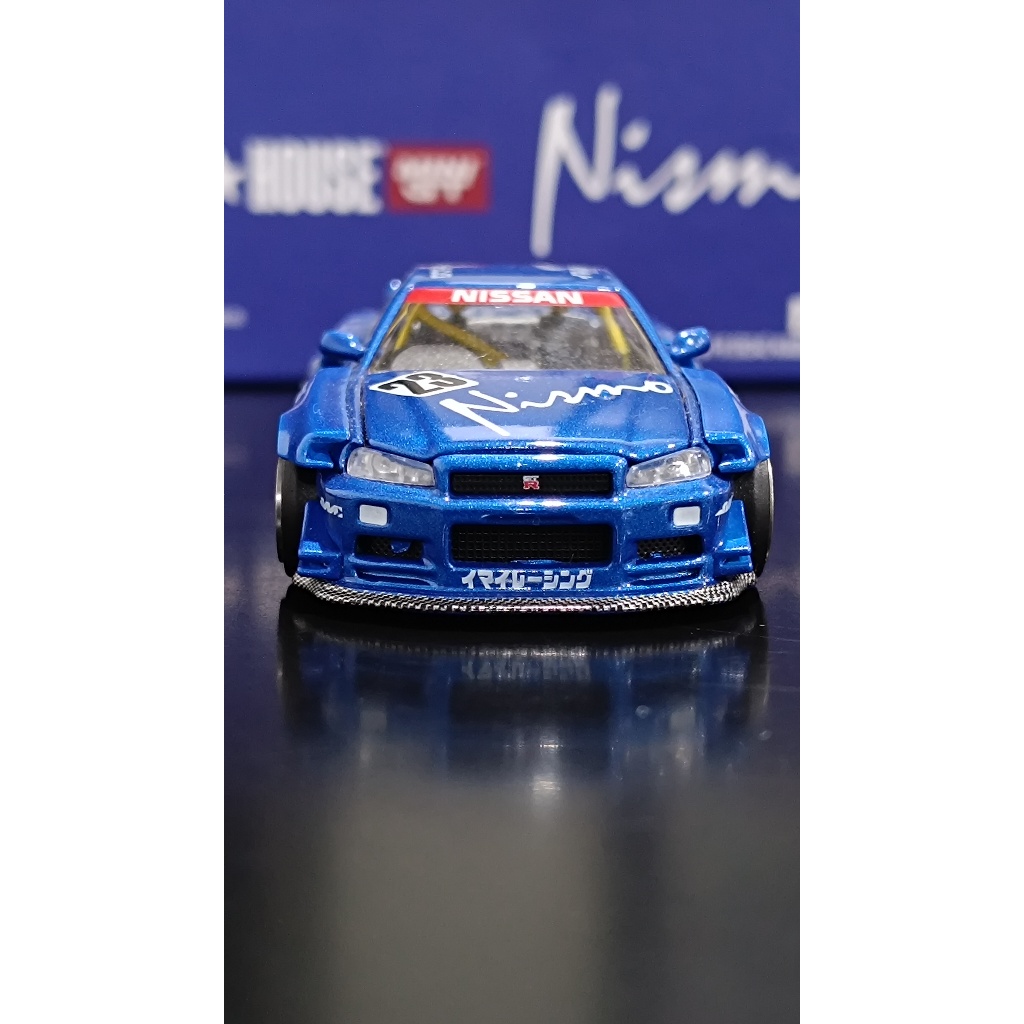 Kaido House Nissan Skyline GT-R (R34) Kaido Works Nismo Biru