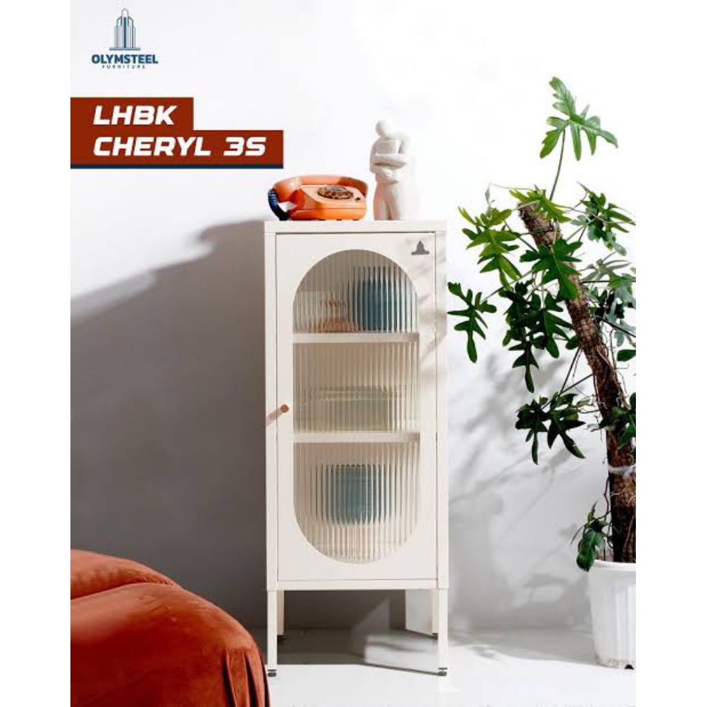 LEMARI HIAS BESI MINIMALIS / LEMARI BESI PAJANGAN OLYMSTEEL