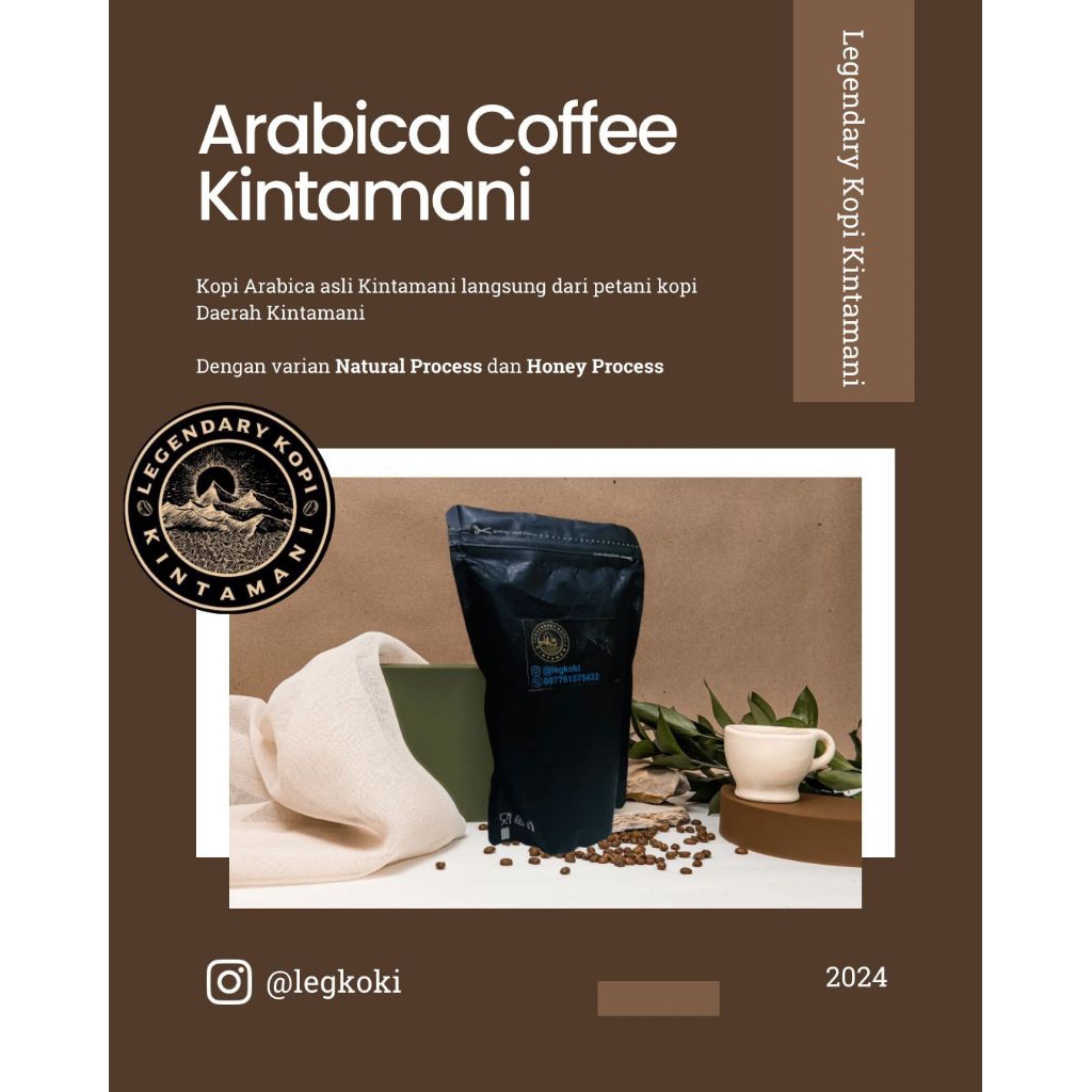

Kopi Arabika kintamani (sudah di roasting/200gr)