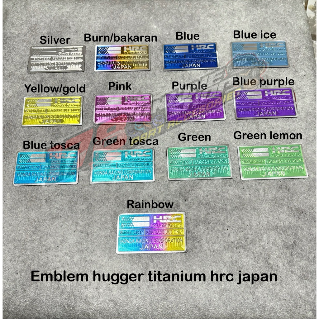 emblem hugger titanium hrc japan