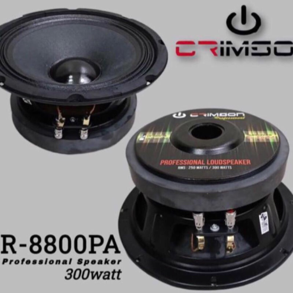komponen Speaker Crimson CR 8800PA Speaker 8 inch Crimson CR8800PA