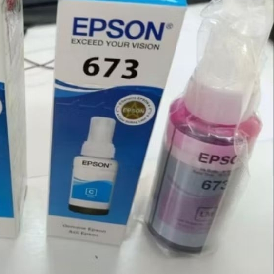 Tinta Epson 673 Original For Tinta Printer Epson Seri L800 L805 L850 L1800