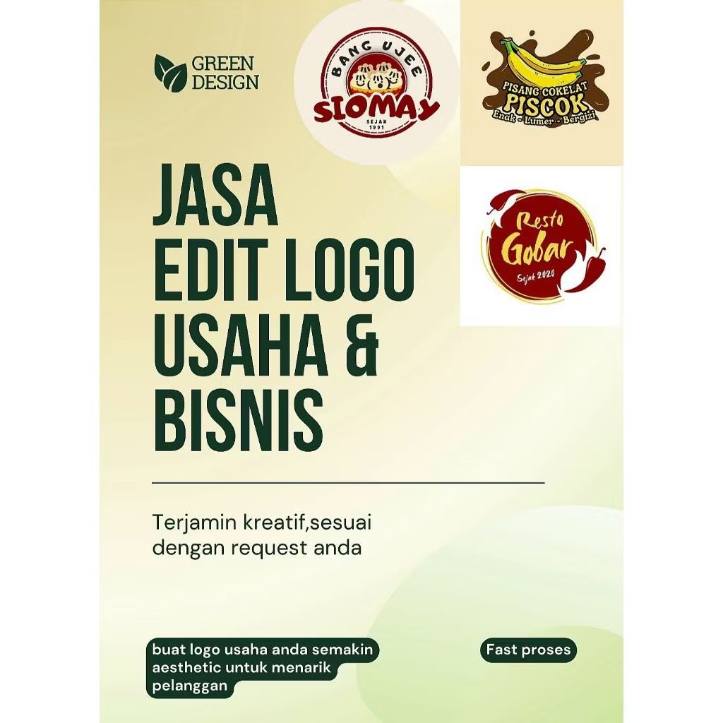 

Edit logo usaha bisnis,logo aesthetic