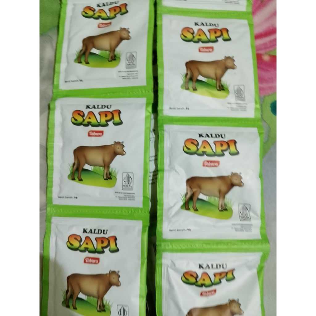 

8 gr Perbungkus Kaldu Sapi Tabura