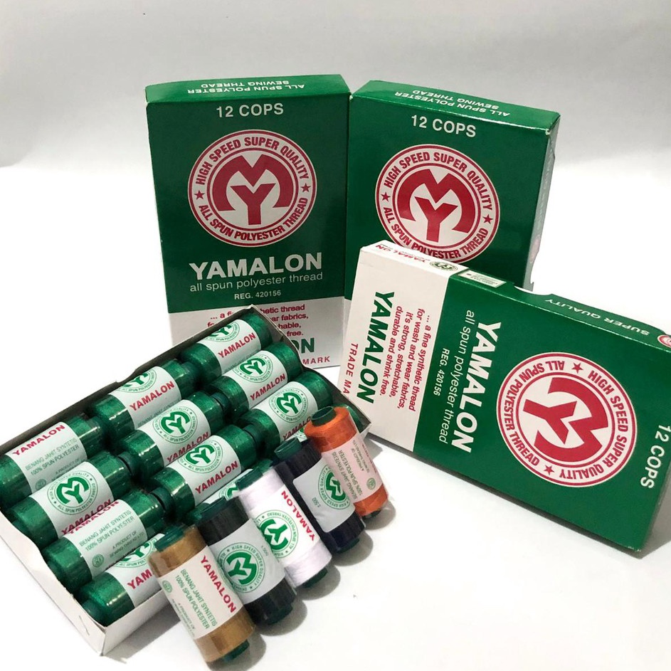 GROSIR BENANG JAHIT YAMALON 5 YARD PERLUSIN