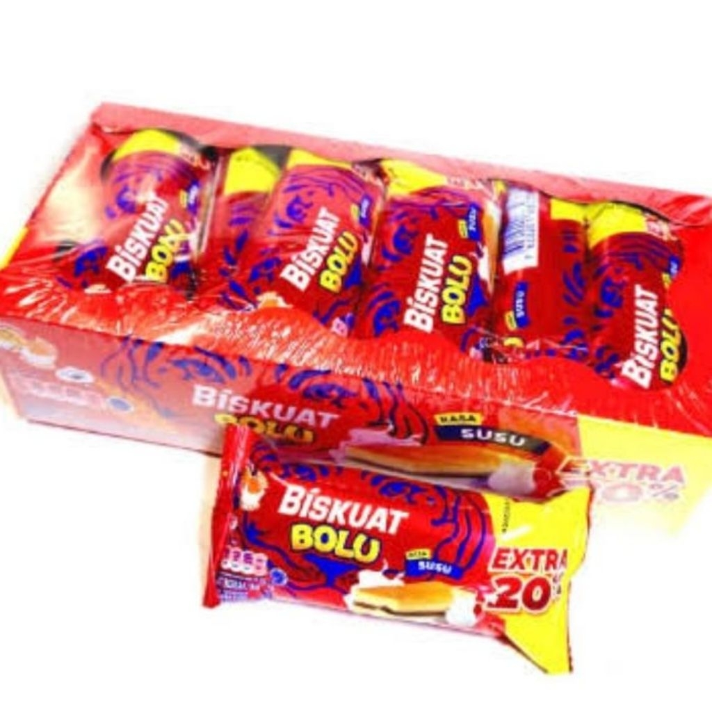 

Biskuat bolu coklat/bolu cokelat 16grx12pcs