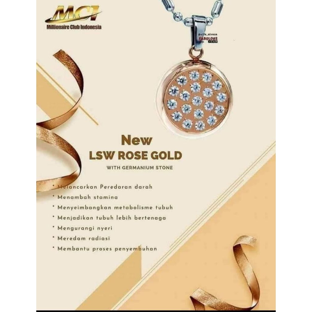 Pendant LSW Rosegold Original