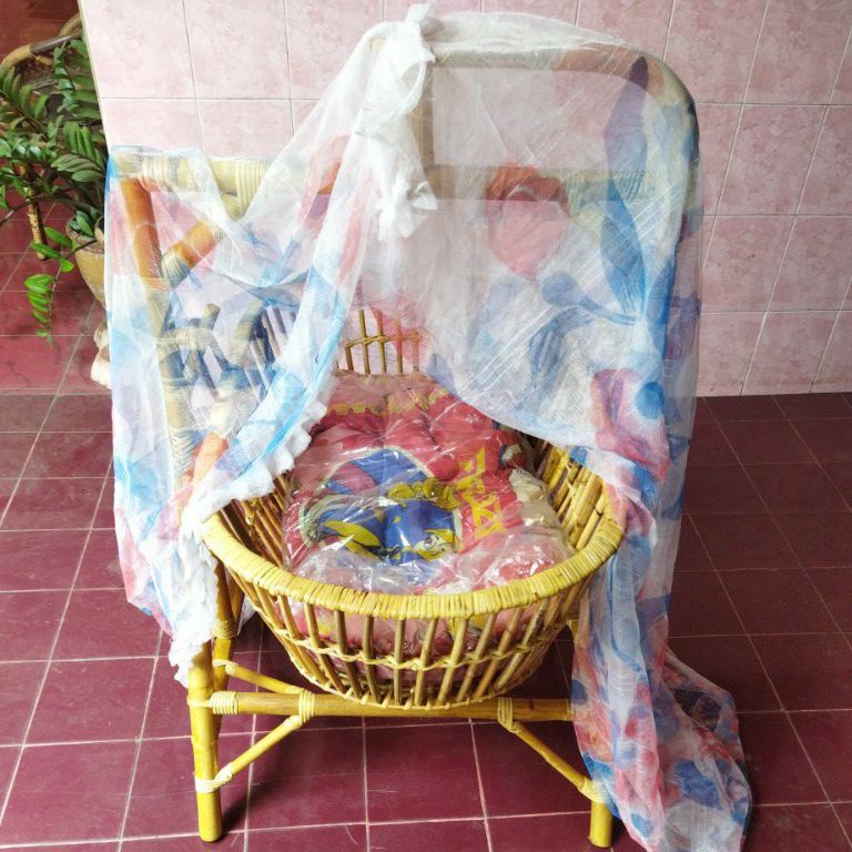 KODE S79T kelambu Kasur untuk ayunan bayi rotan