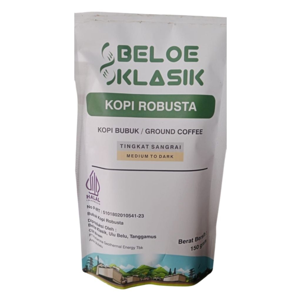 

(150 gram halus) beloe klasik : kopi ulubelu, tanggamus