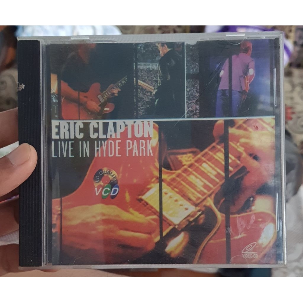 VCD Eric Clapton Live in Hyde Park - Bootleg