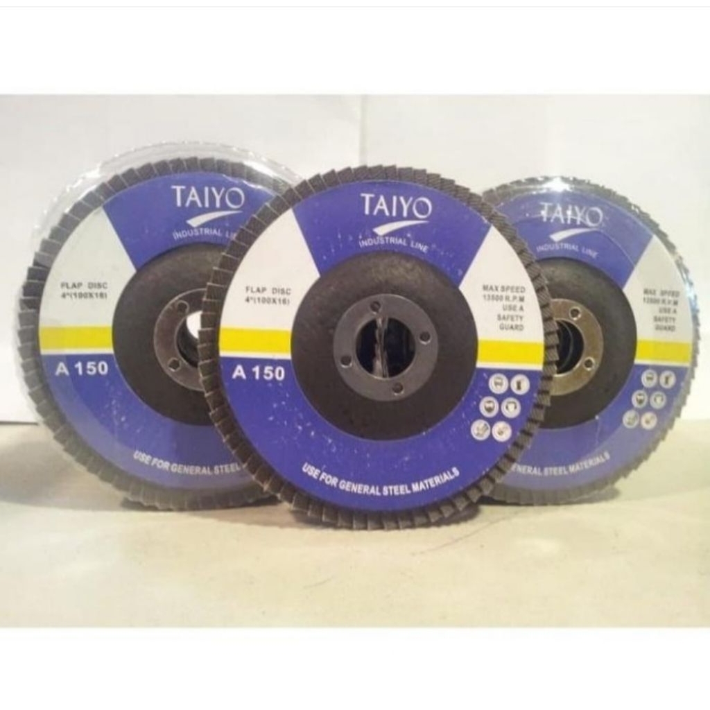 Amplas Susun Flap Disc 4 inch Taiyo amplas disc kipas