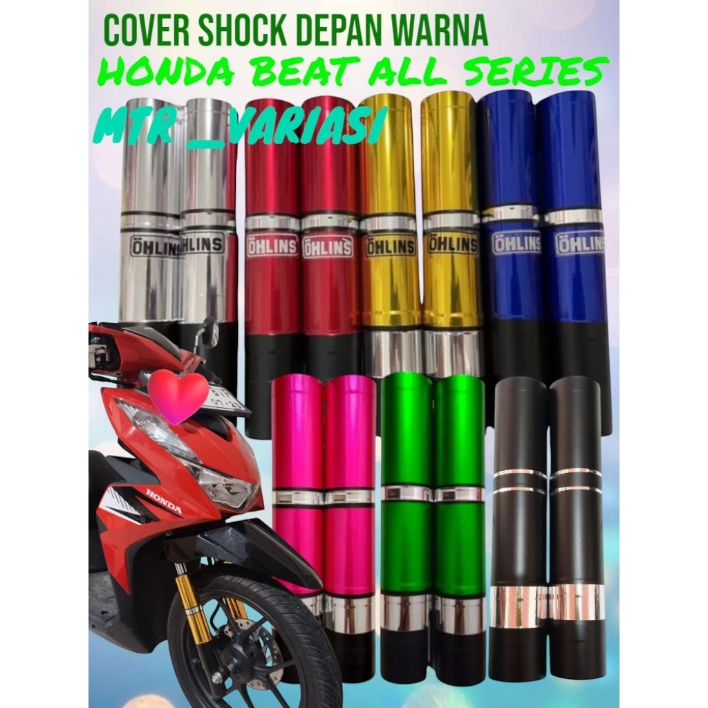 COVER SHOCK DEPAN WARNA HONDA SCOOPY - BEAT CBS CBS ISS SPORTY POP DELUXE- BEAT STREET - GENIO ALL S