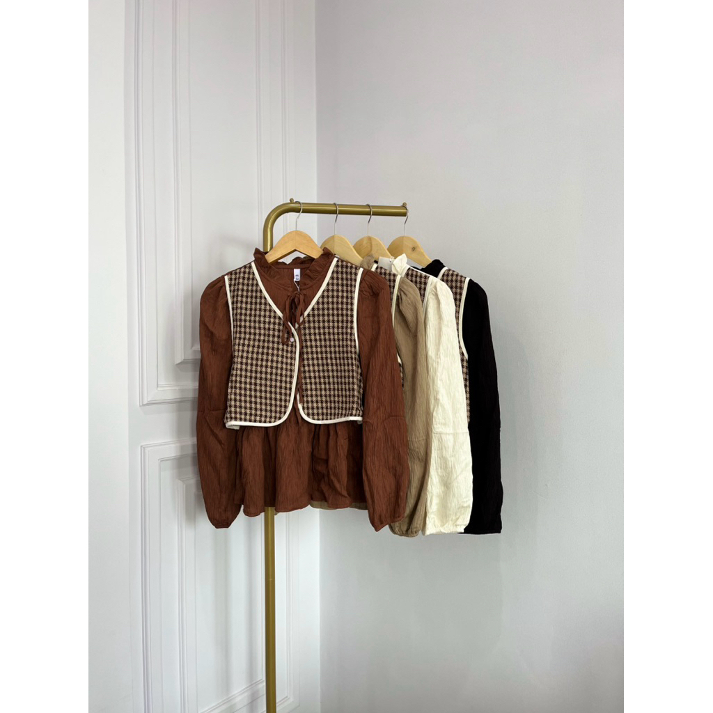 BLOUSE PLUS VEST IMPORT