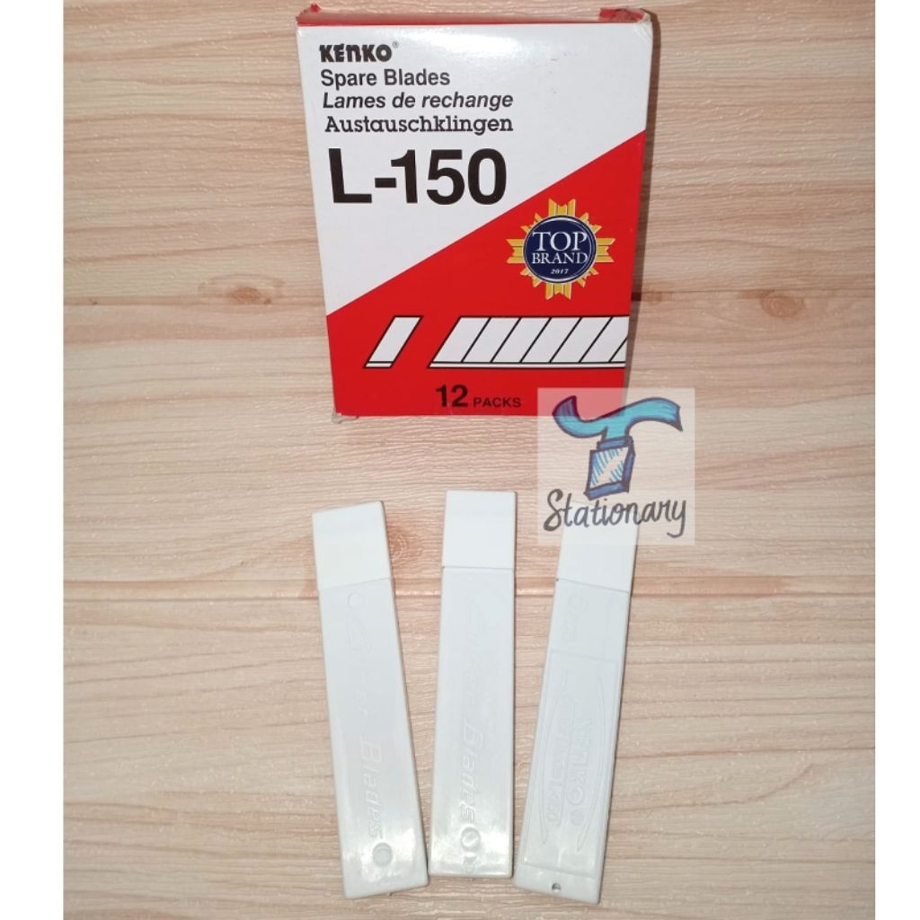 

Isi Cutter / Spare Blade KENKO L150 (Harga Tertera Untuk Per 1pak Kecil, Isi 5 Mata Pisau).