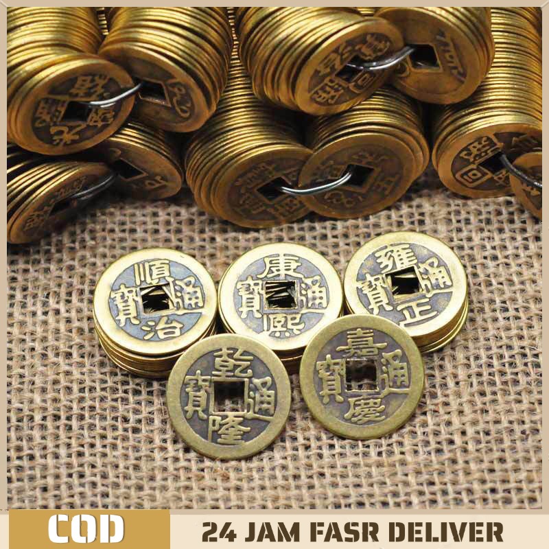 15pcs Coin Koin Kuno Koin Antik Koin Jadul Koin Kuningan Koin Kuno Kuningan Koin Keberuntungan Koin 