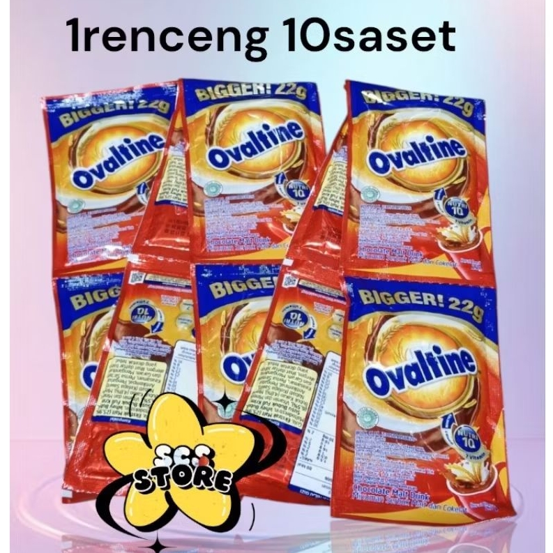 

OVALTINE coxolate malt drink 22g x 10 saset