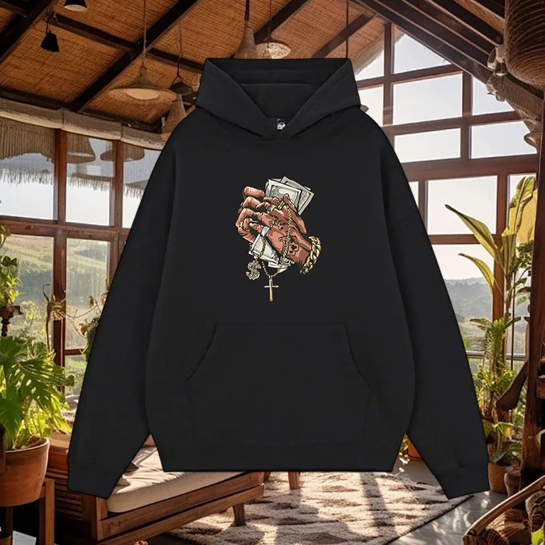 (COD) Pakaian penjaga bermutu, pola tangan tato keren, tampak tidak teratur