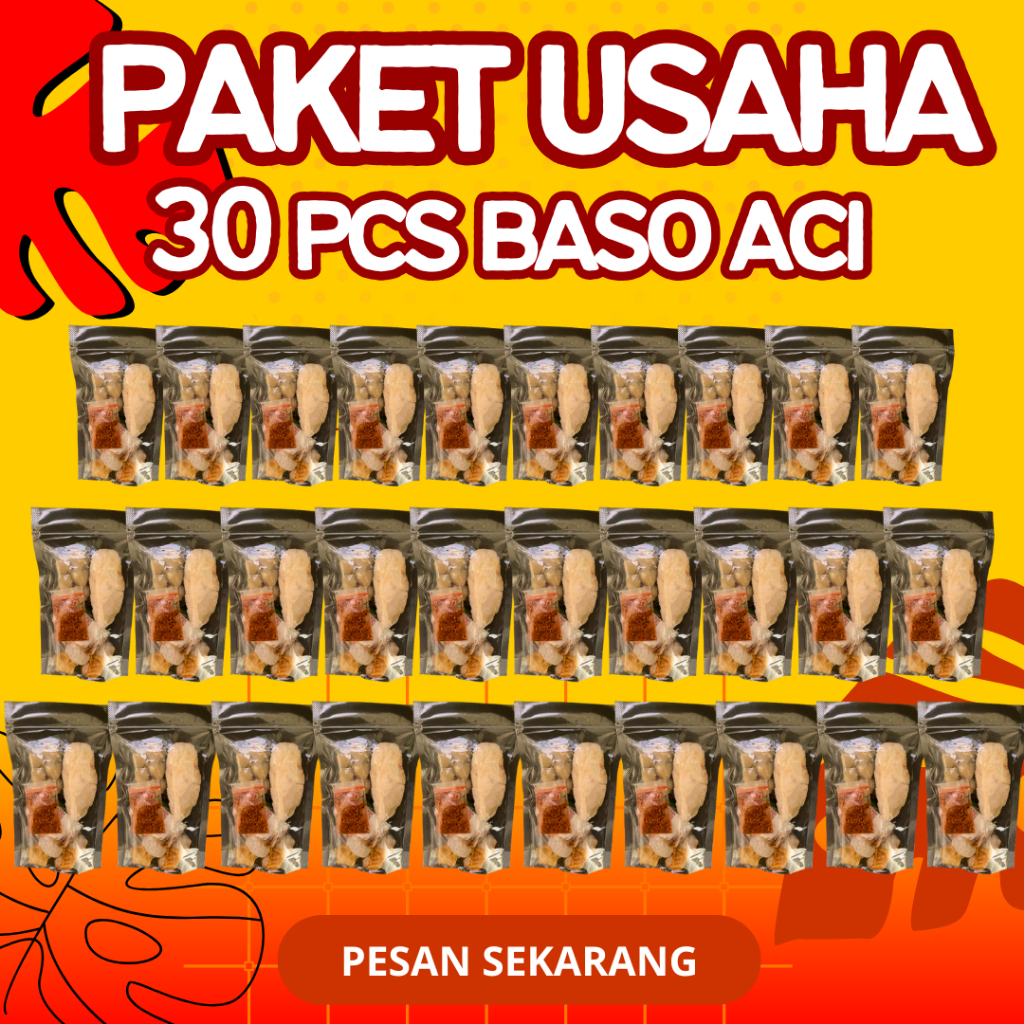 

Baso Aci Makanan Instan Murah HALAL Isi 30Pcs