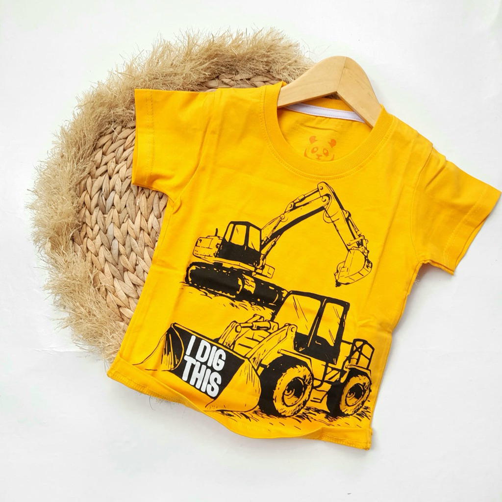 Kaos Anak D&C Motif Excavator
