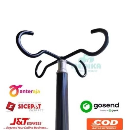 Tiang infus portable 4 gantungan bisa dilipat masuk tas | tiang lebih kokoh | tinggi 210cm | hanger 