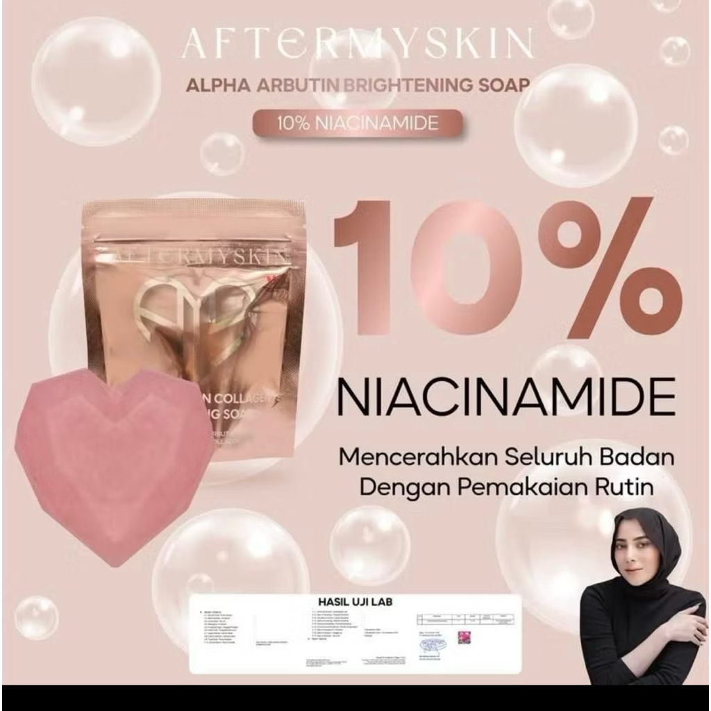 AFTERMYSKIN- ALPHA ARBUTIN BRIGHTENING SOAP