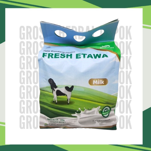 

Sherin Fresh Etawa Susu Kambing Bubuk Etawa 10 Sachet | Susu Sehat Tinggi Kalsium & Vitamin D