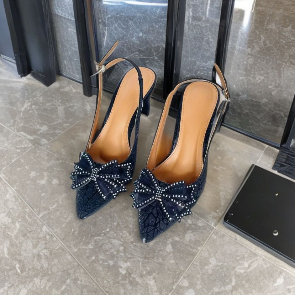 NEW Sepatu Wanita Mules 5CM Sepatu Weding Wanita 5CM Terbaru