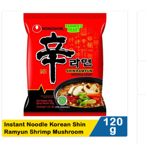

nong shim instant noodle120g