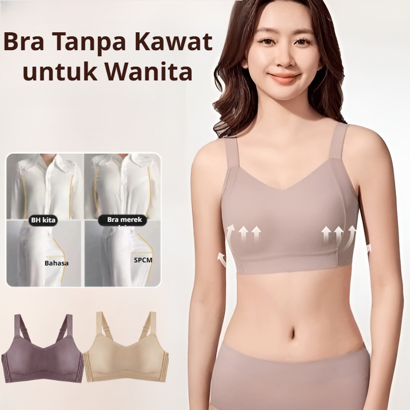 【Kirim dalam 24 jam】Remove Side Breast Bra /Bra Payudara Besar Tampil Ramping Bra Minimizer Berkuali