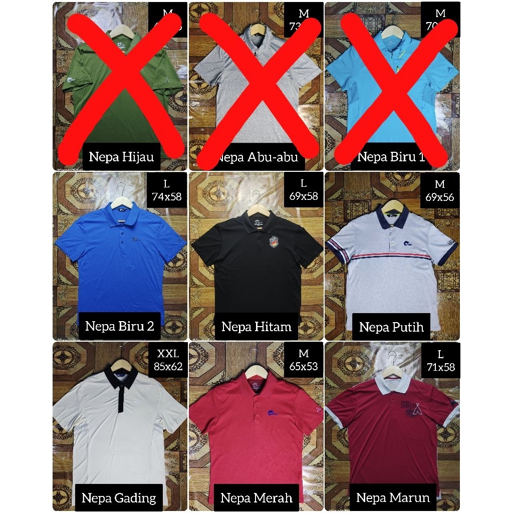 Kaos Kerah Nepa - Polo Shirt Nepa