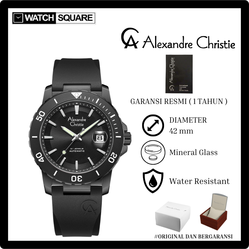 Jam tangan pria Alexandre Christie AC-6141 Automatic