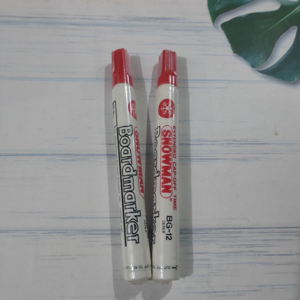 

Spidol White Board Snowman BG-12 Warna Merah