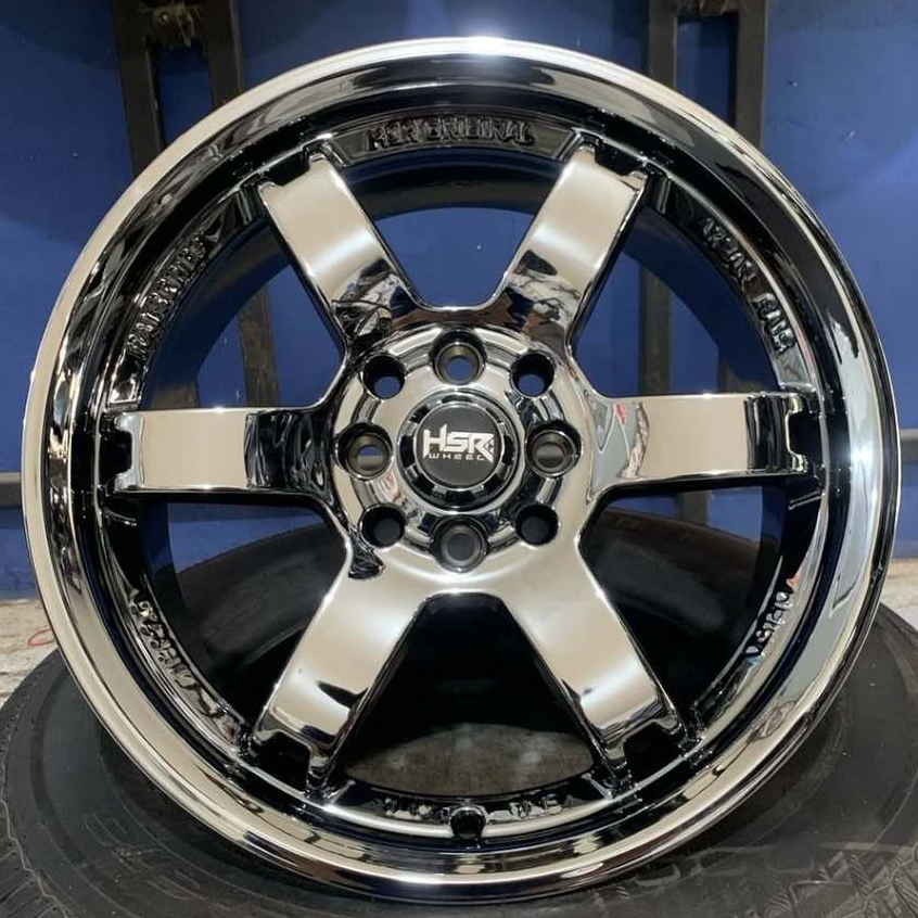 Promo Velg mobil raize ring 18 type HSR RAI S3 black chrome-velg mobil alves rocky ring 18