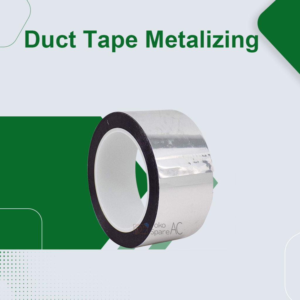 Duct Tape Metalizing Lem Isolasi Lakban 2"
