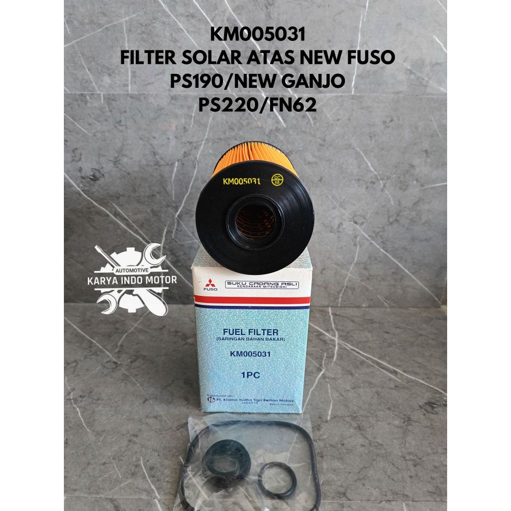 FILTER SOLAR FUEL FILTER FUSO MITSUBISHI FIGHTER SARINGAN SOLAR KM005031