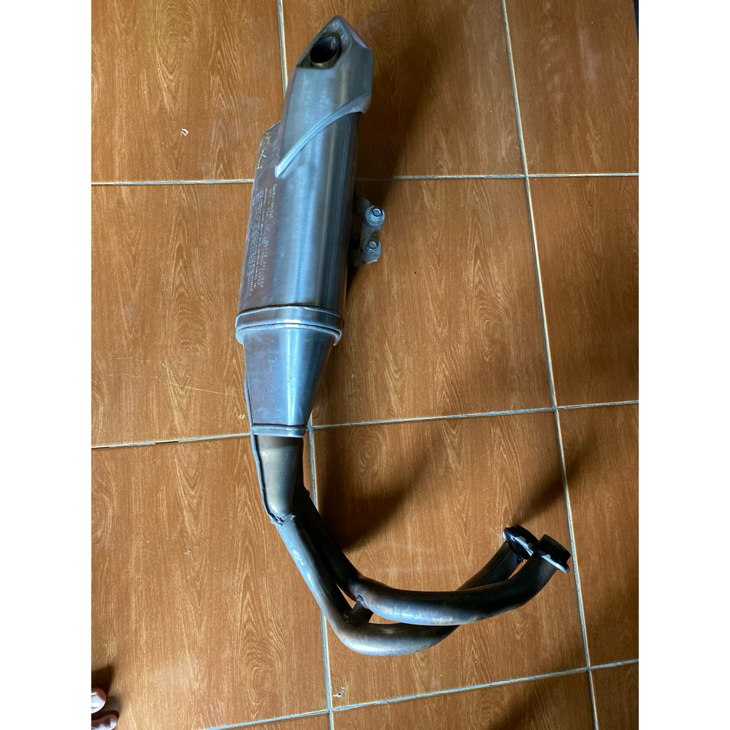 knalpot original kawasaki er6, knalpot er6 original