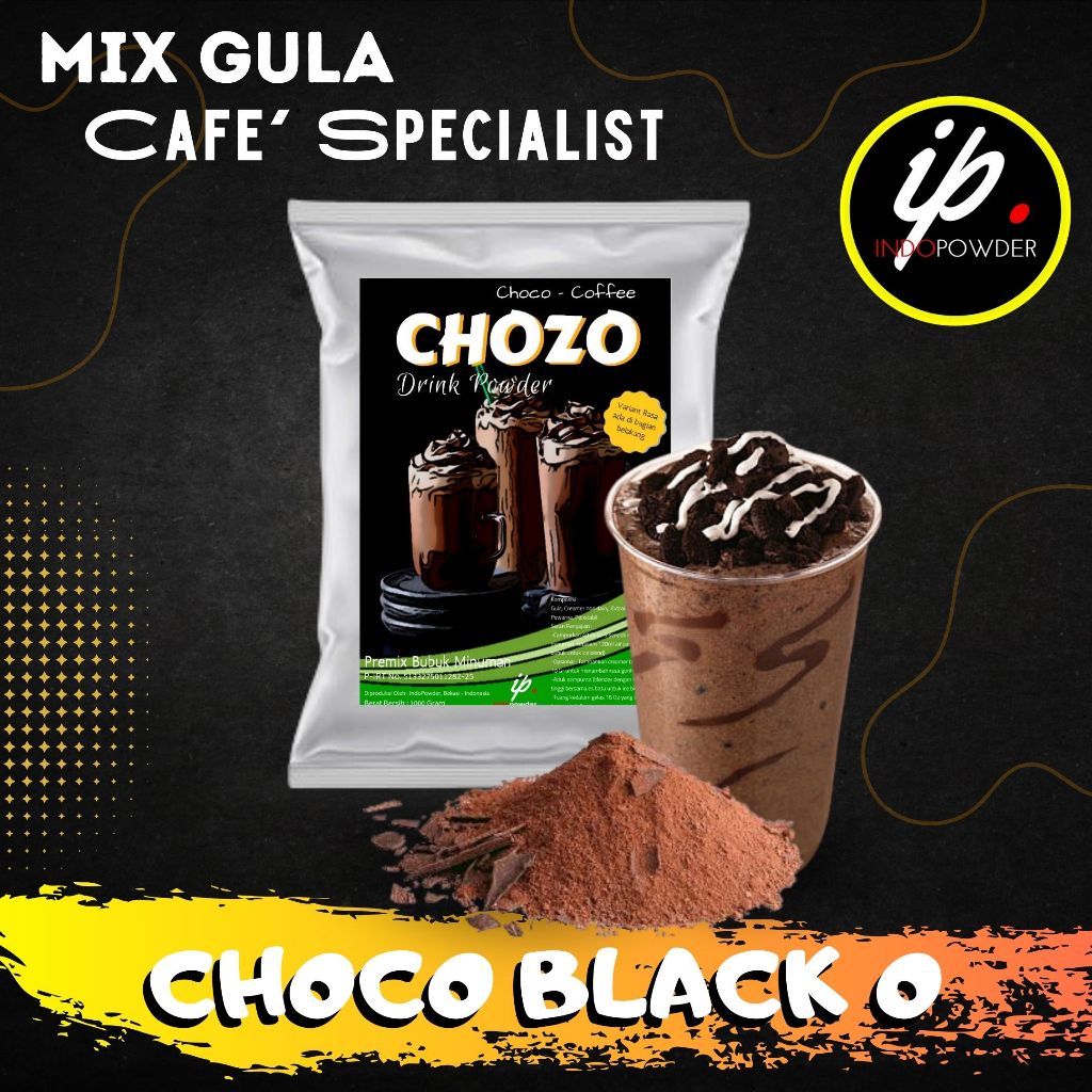 

IP Jakarta - Bubuk Minuman CHOCO BLACK O 1Kg untuk Cafe, Waralaba, Resto dan Usaha Minuman Kekinian