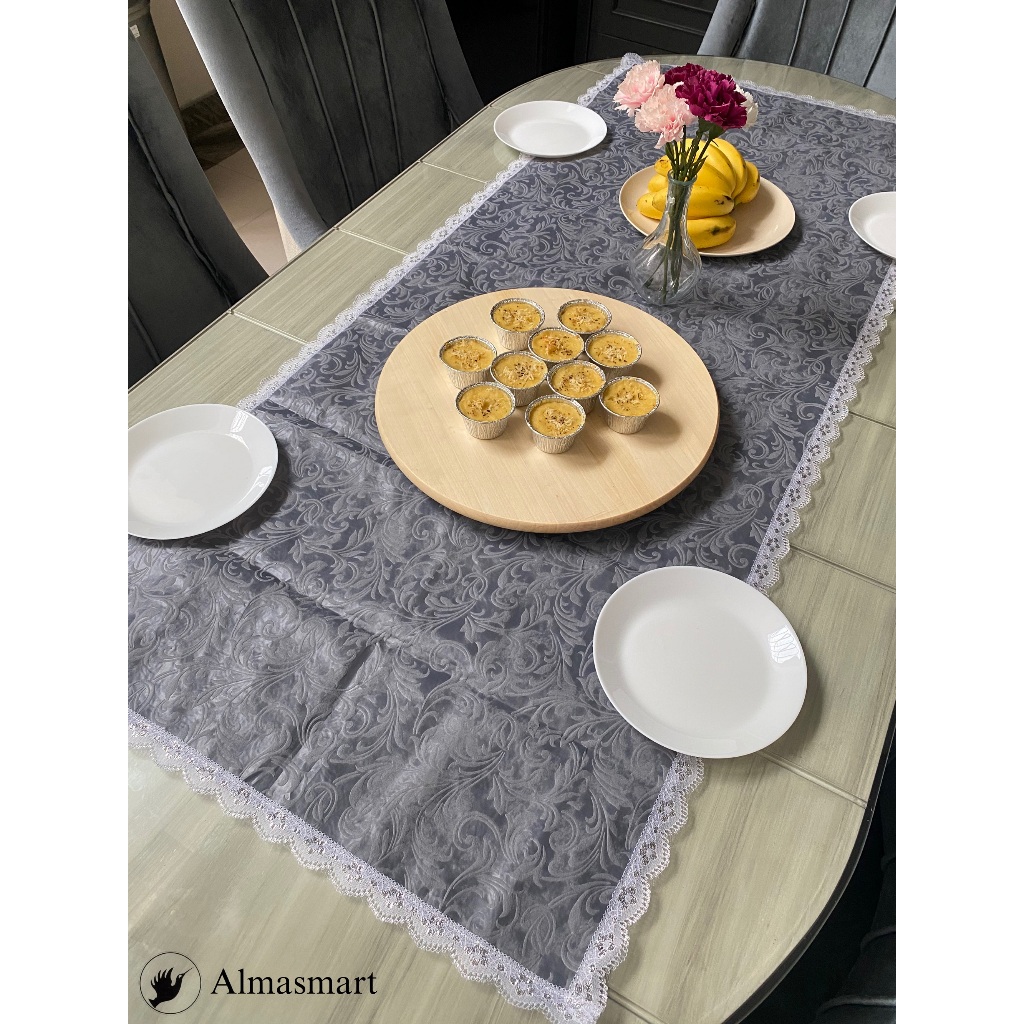 Sufrah Arab/Sufrah/Seprah/ Suprah/Sufrah Taplak Hidangan Panjang Alas Makan Lantai Embos Anti Air Ju
