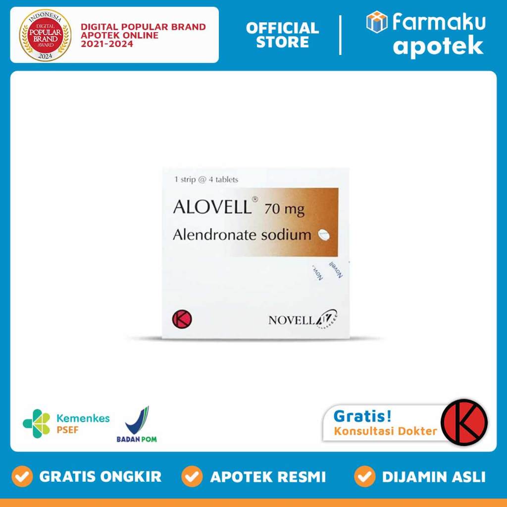 Alovell 70 mgStrip 4 tablet - HBK