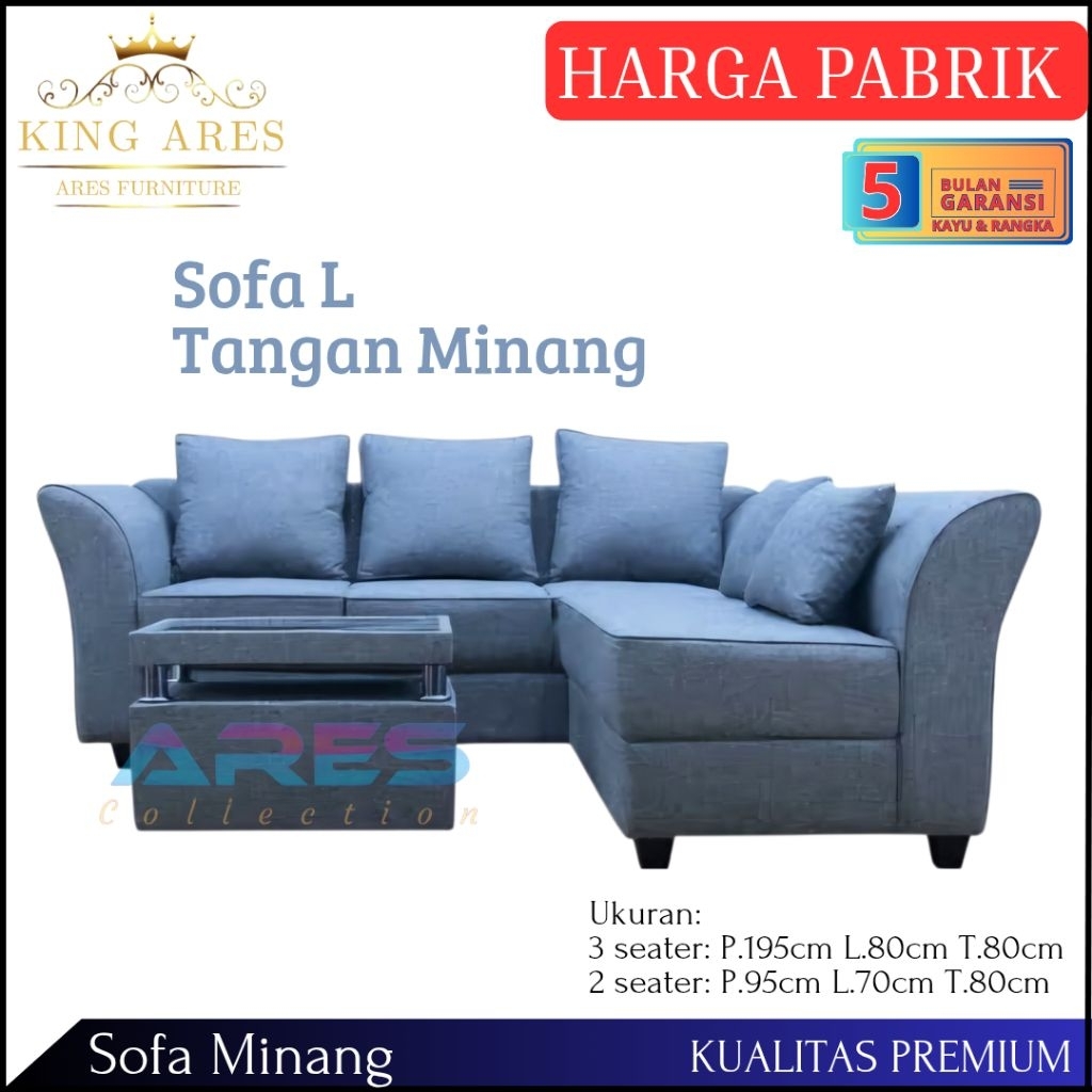 Sofa Minang Kursi Sudut Minang Termurah Terlaris Cirebon Indramayu Kuningan Majalengka Subang Bandun
