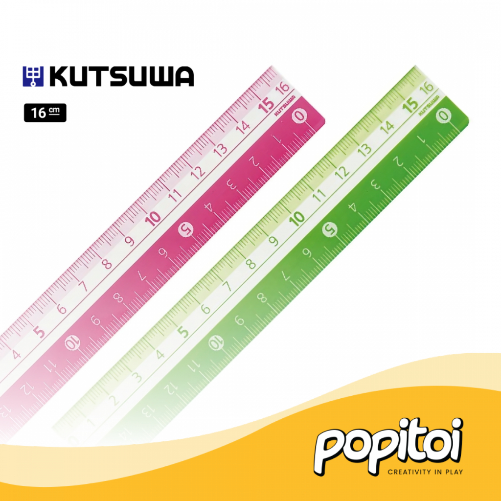 

Kutsuwa Color Ruler 16 cm Penggaris Acrylic Akrilik
