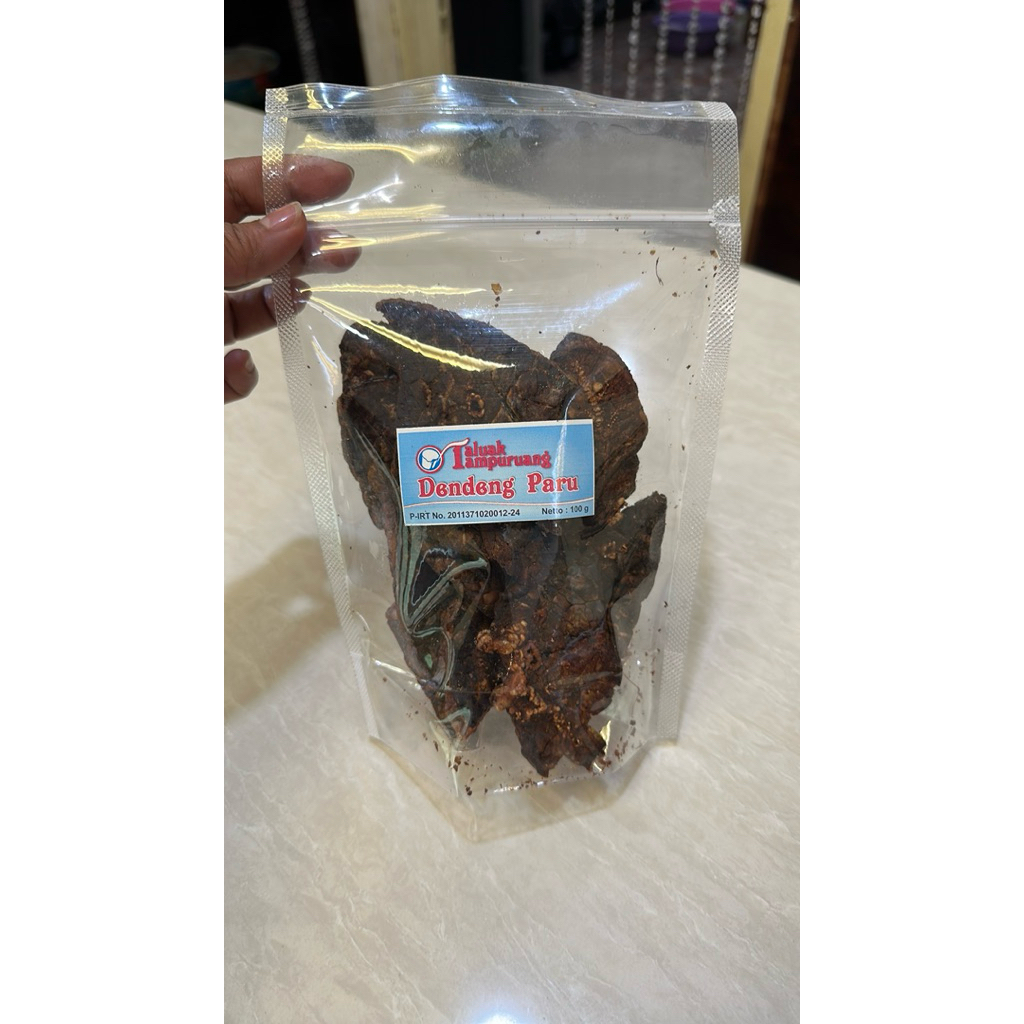 

Dendeng Paru Kering Taluak Tampuruang 100gram