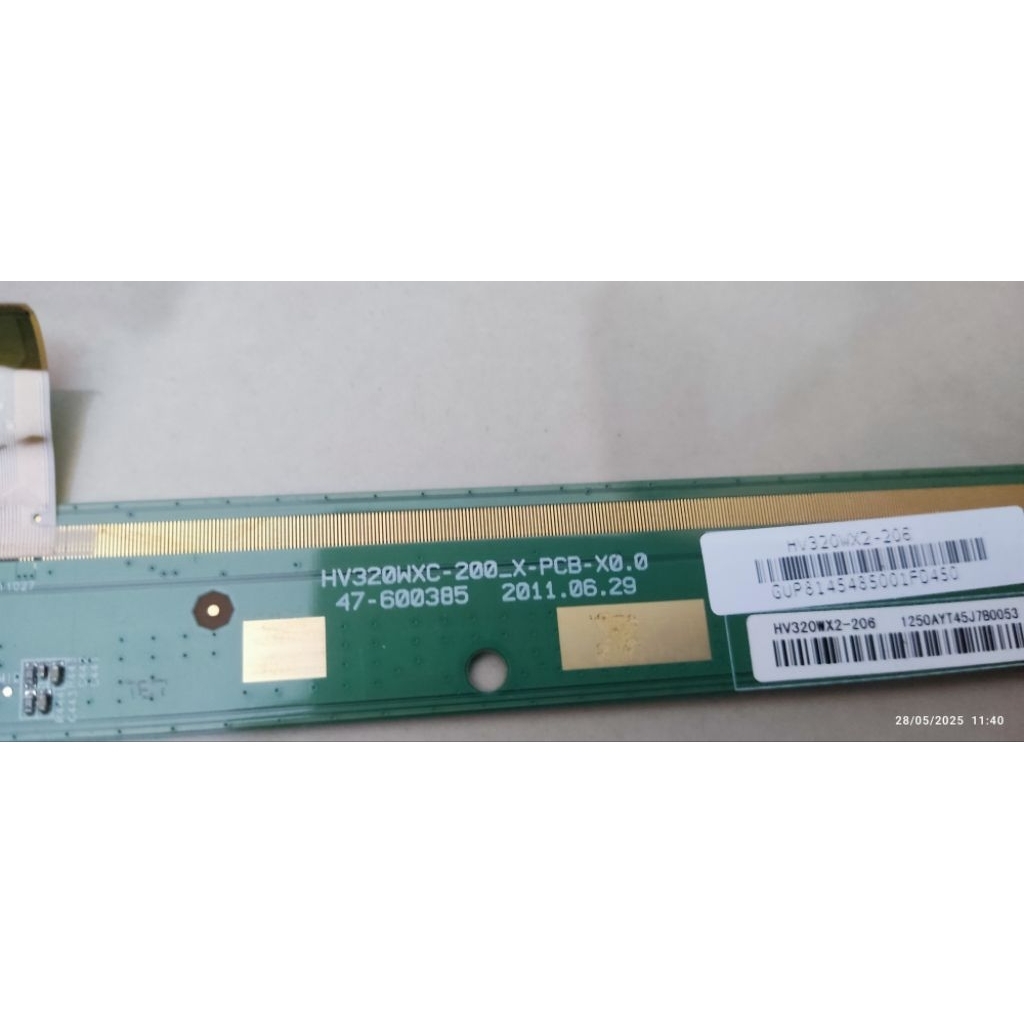 tcon LCD Polytron seri HV320WXC-200_X-PCB-X0.0